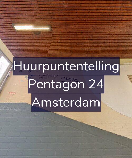 Foto gevel Huurpuntentelling voor Pentagon 24, Amsterdam