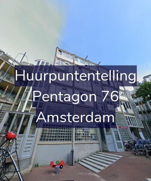 Foto gevel Huurpuntentelling voor Pentagon 76, Amsterdam
