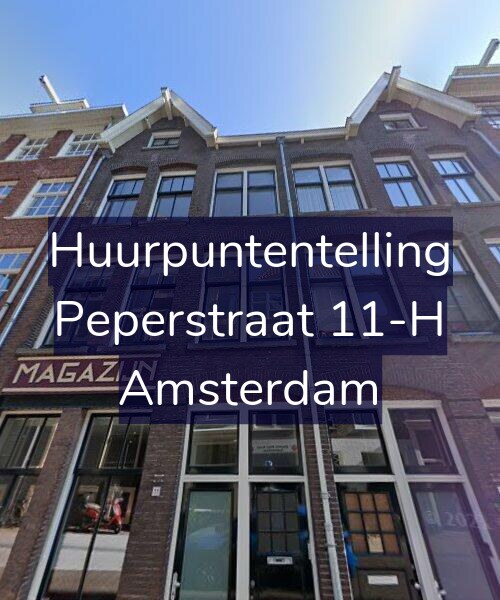 Foto gevel Huurpuntentelling voor Peperstraat 11-H, Amsterdam
