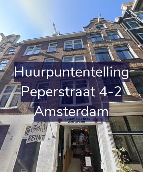 Foto gevel Huurpuntentelling voor Peperstraat 4-2, Amsterdam