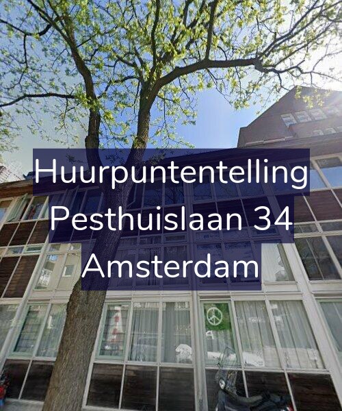 Foto gevel Huurpuntentelling voor Pesthuislaan 34, Amsterdam