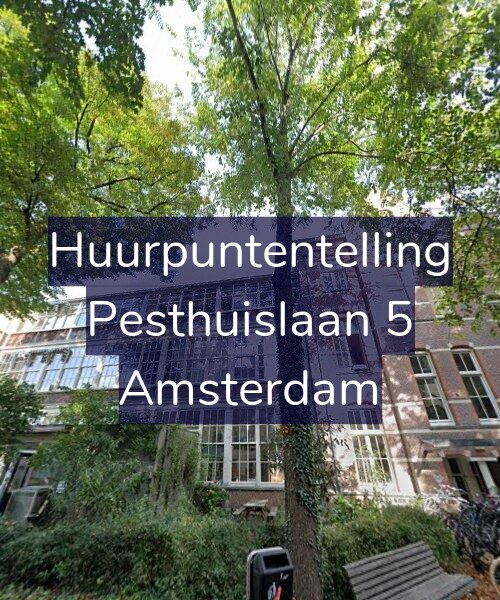 Foto gevel Huurpuntentelling voor Pesthuislaan 5, Amsterdam