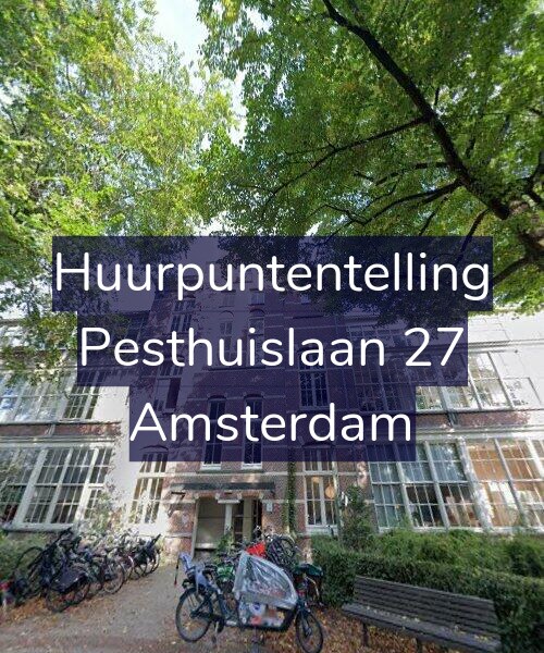 Foto gevel Huurpuntentelling voor Pesthuislaan 27, Amsterdam