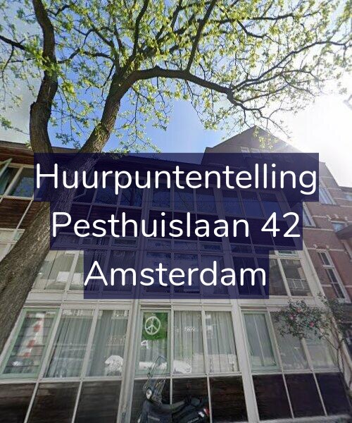 Foto gevel Huurpuntentelling voor Pesthuislaan 42, Amsterdam