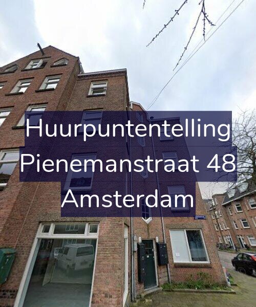 Foto gevel Huurpuntentelling voor Pienemanstraat 48, Amsterdam