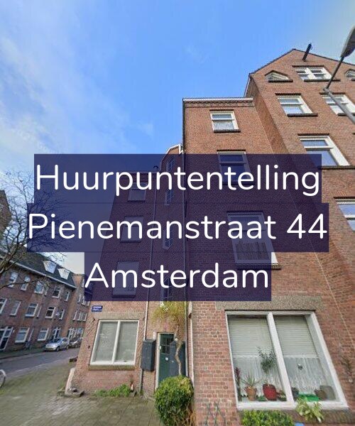 Foto gevel Huurpuntentelling voor Pienemanstraat 44, Amsterdam