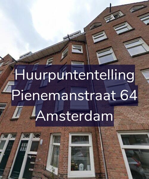 Foto gevel Huurpuntentelling voor Pienemanstraat 64, Amsterdam