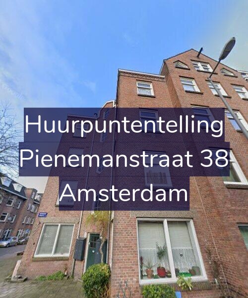 Foto gevel Huurpuntentelling voor Pienemanstraat 38, Amsterdam
