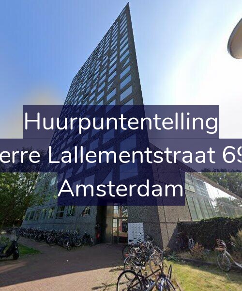 Foto gevel Huurpuntentelling voor Pierre Lallementstraat 690, Amsterdam