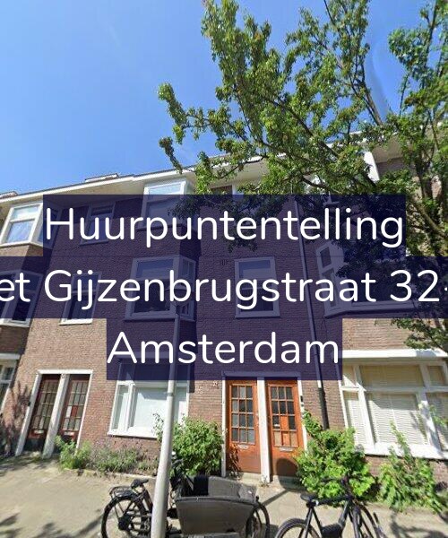Foto gevel Huurpuntentelling voor Piet Gijzenbrugstraat 32-H, Amsterdam