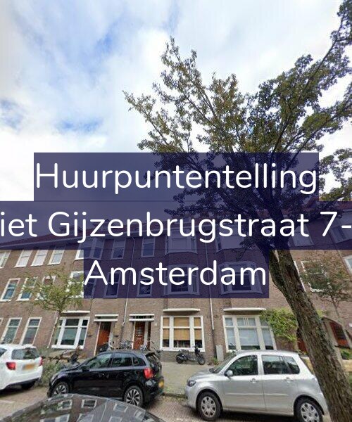 Foto gevel Huurpuntentelling voor Piet Gijzenbrugstraat 7-1, Amsterdam
