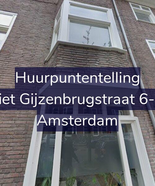 Foto gevel Huurpuntentelling voor Piet Gijzenbrugstraat 6-H, Amsterdam