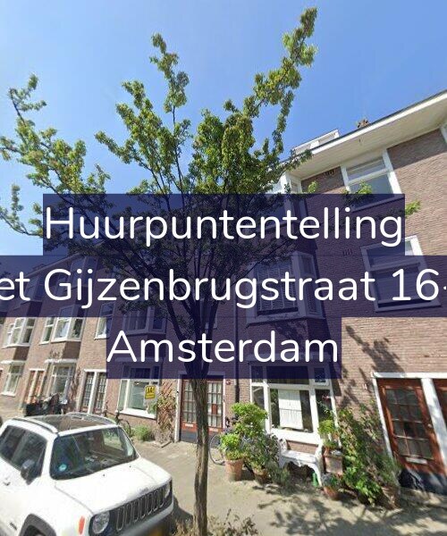 Foto gevel Huurpuntentelling voor Piet Gijzenbrugstraat 16-H, Amsterdam