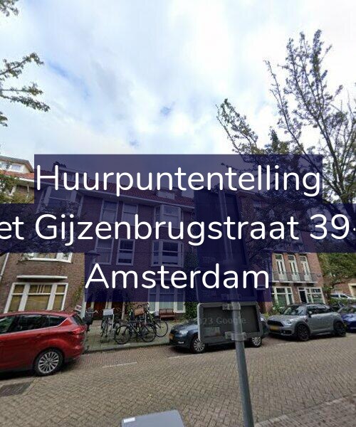 Foto gevel Huurpuntentelling voor Piet Gijzenbrugstraat 39-H, Amsterdam