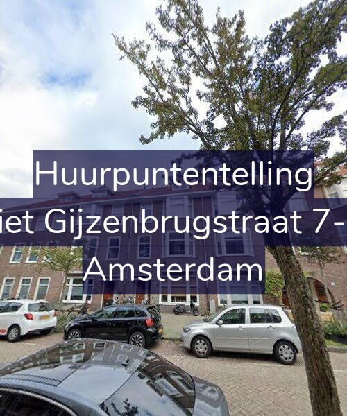 Foto gevel Huurpuntentelling voor Piet Gijzenbrugstraat 7-H, Amsterdam