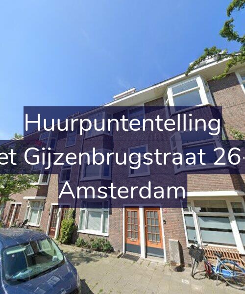 Foto gevel Huurpuntentelling voor Piet Gijzenbrugstraat 26-H, Amsterdam