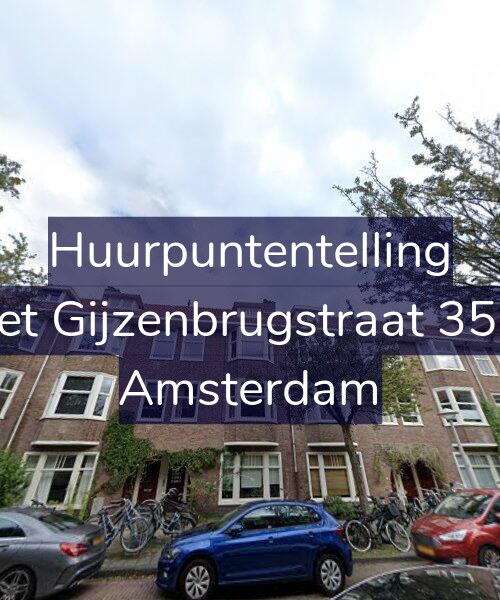 Foto gevel Huurpuntentelling voor Piet Gijzenbrugstraat 35-1, Amsterdam