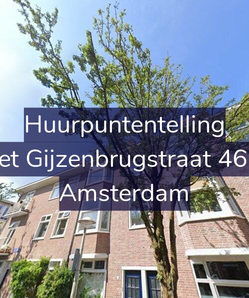 Foto gevel Huurpuntentelling voor Piet Gijzenbrugstraat 46-2, Amsterdam