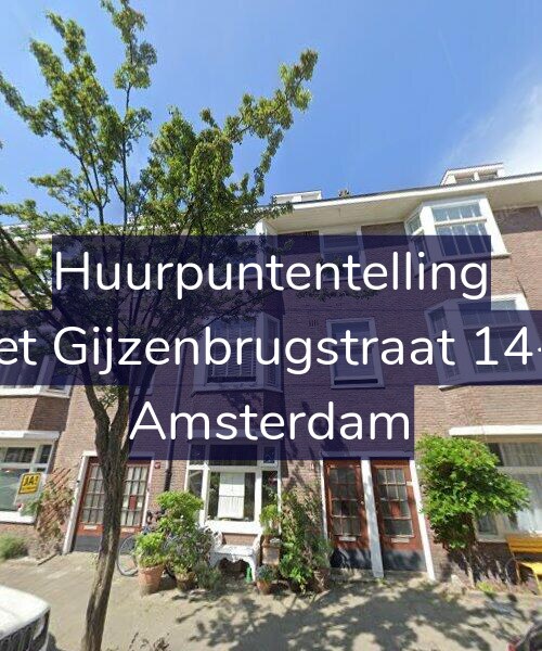 Foto gevel Huurpuntentelling voor Piet Gijzenbrugstraat 14-H, Amsterdam