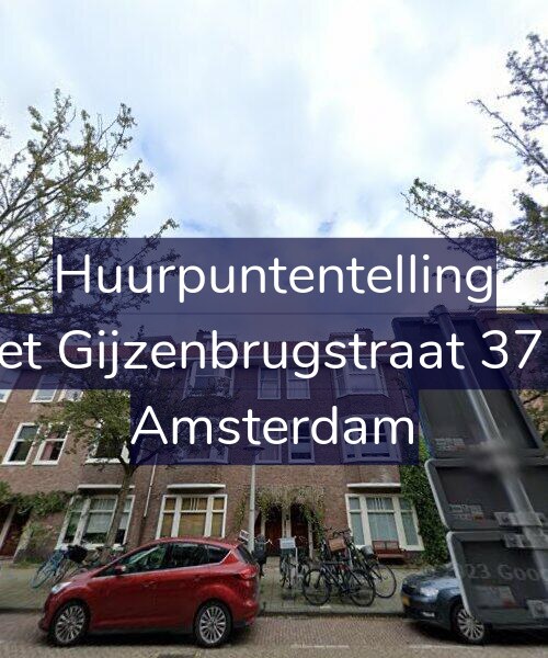 Foto gevel Huurpuntentelling voor Piet Gijzenbrugstraat 37-1, Amsterdam
