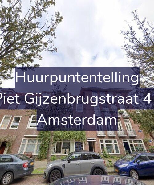 Foto gevel Huurpuntentelling voor Piet Gijzenbrugstraat 41, Amsterdam
