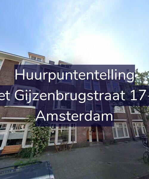 Foto gevel Huurpuntentelling voor Piet Gijzenbrugstraat 17-H, Amsterdam