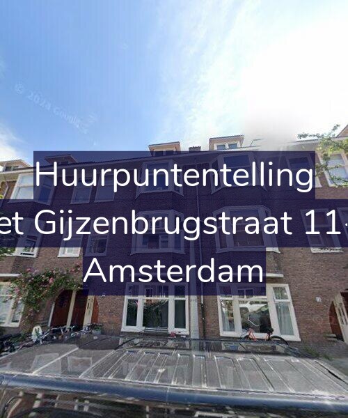 Foto gevel Huurpuntentelling voor Piet Gijzenbrugstraat 11-H, Amsterdam