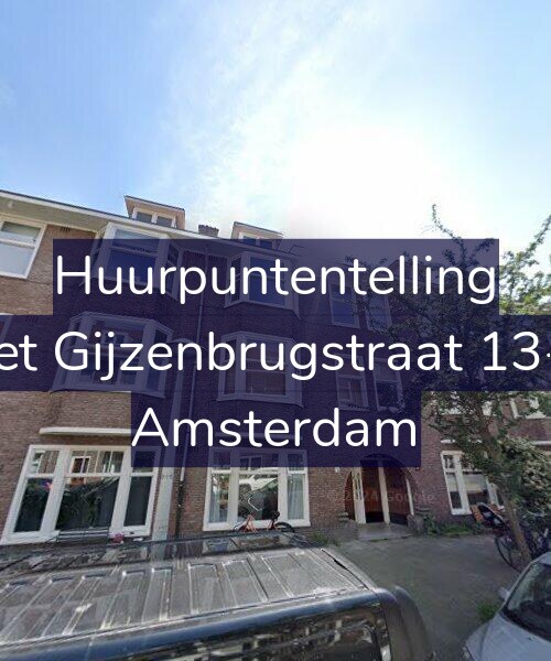 Foto gevel Huurpuntentelling voor Piet Gijzenbrugstraat 13-H, Amsterdam