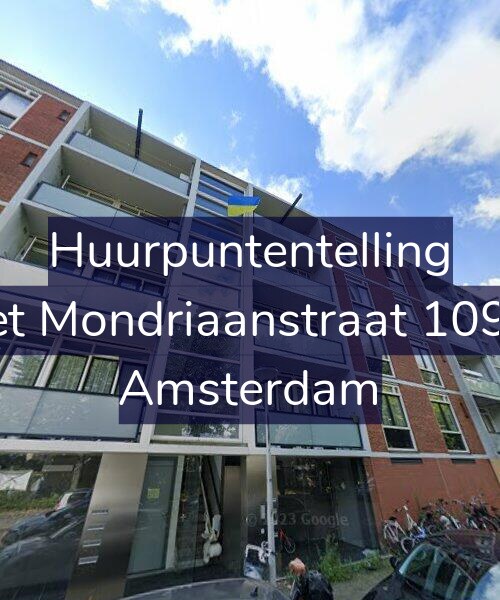 Foto gevel Huurpuntentelling voor Piet Mondriaanstraat 109-2, Amsterdam