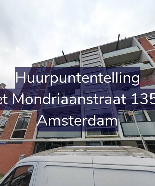Foto gevel Huurpuntentelling voor Piet Mondriaanstraat 135-2, Amsterdam