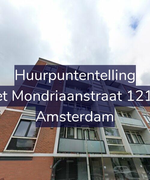Foto gevel Huurpuntentelling voor Piet Mondriaanstraat 121-2, Amsterdam