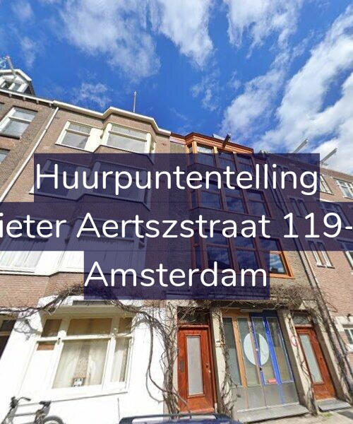 Foto gevel Huurpuntentelling voor Pieter Aertszstraat 119-3, Amsterdam