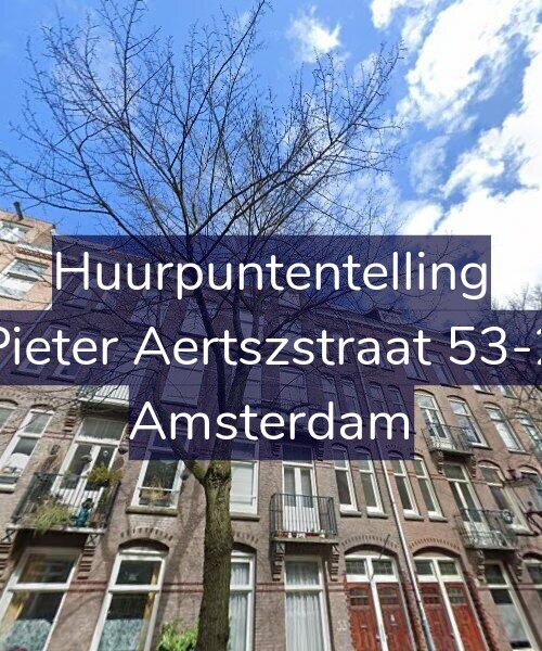 Foto gevel Huurpuntentelling voor Pieter Aertszstraat 53-2, Amsterdam