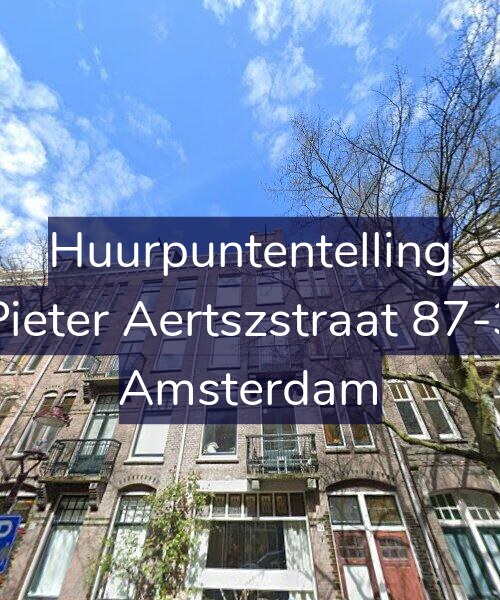 Foto gevel Huurpuntentelling voor Pieter Aertszstraat 87-3, Amsterdam