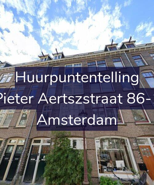 Foto gevel Huurpuntentelling voor Pieter Aertszstraat 86-1, Amsterdam