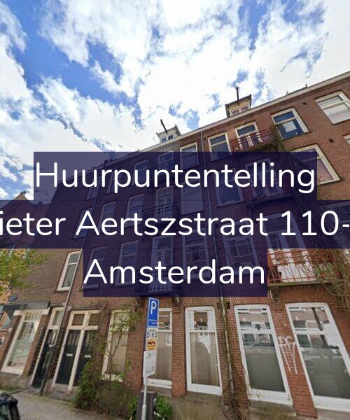Foto gevel Huurpuntentelling voor Pieter Aertszstraat 110-2, Amsterdam