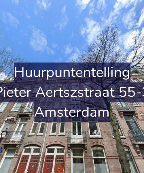 Foto gevel Huurpuntentelling voor Pieter Aertszstraat 55-3, Amsterdam