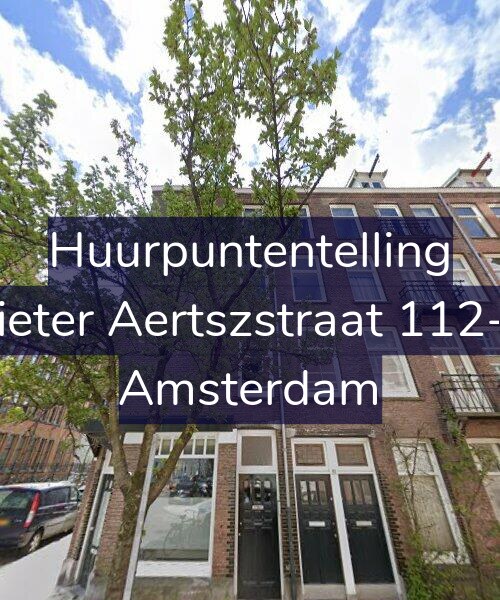 Foto gevel Huurpuntentelling voor Pieter Aertszstraat 112-4, Amsterdam