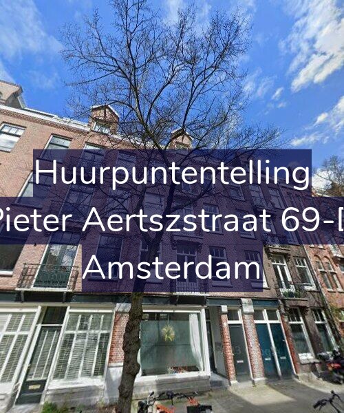 Foto gevel Huurpuntentelling voor Pieter Aertszstraat 69-D, Amsterdam