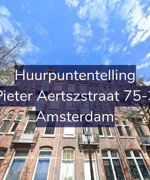Foto gevel Huurpuntentelling voor Pieter Aertszstraat 75-3, Amsterdam