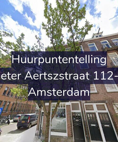 Foto gevel Huurpuntentelling voor Pieter Aertszstraat 112-H, Amsterdam
