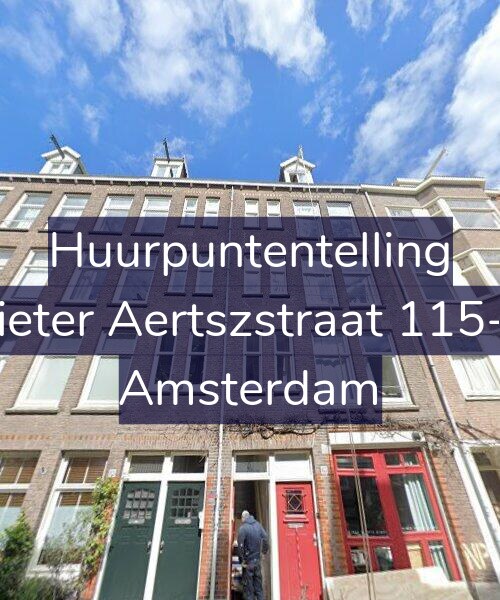 Foto gevel Huurpuntentelling voor Pieter Aertszstraat 115-4, Amsterdam