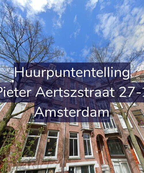 Foto gevel Huurpuntentelling voor Pieter Aertszstraat 27-2, Amsterdam