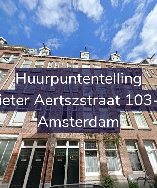 Foto gevel Huurpuntentelling voor Pieter Aertszstraat 103-3, Amsterdam
