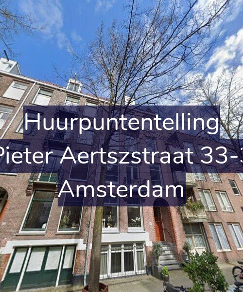 Foto gevel Huurpuntentelling voor Pieter Aertszstraat 33-3, Amsterdam