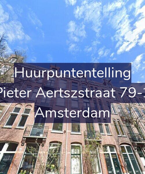 Foto gevel Huurpuntentelling voor Pieter Aertszstraat 79-2, Amsterdam