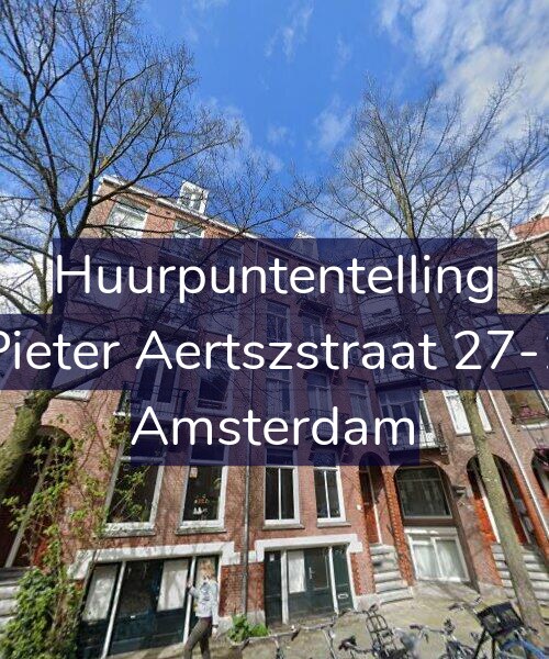 Foto gevel Huurpuntentelling voor Pieter Aertszstraat 27-1, Amsterdam