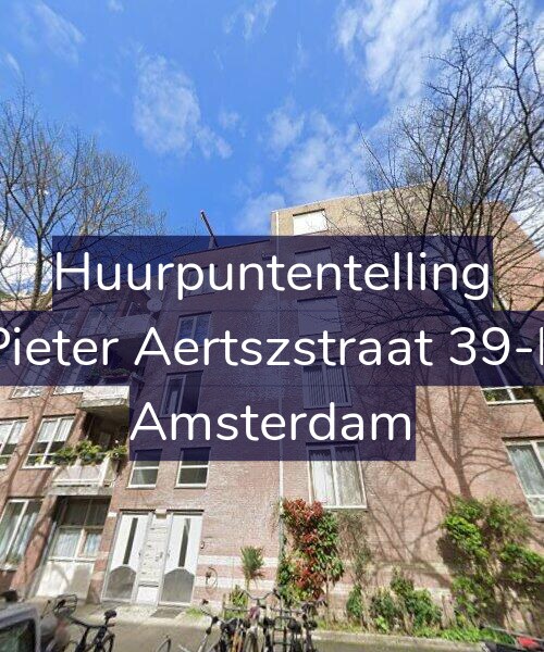 Foto gevel Huurpuntentelling voor Pieter Aertszstraat 39-E, Amsterdam