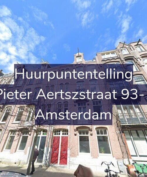 Foto gevel Huurpuntentelling voor Pieter Aertszstraat 93-1, Amsterdam