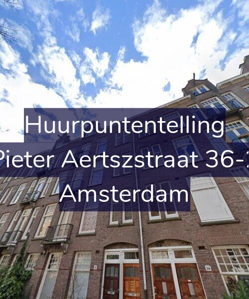 Foto gevel Huurpuntentelling voor Pieter Aertszstraat 36-2, Amsterdam